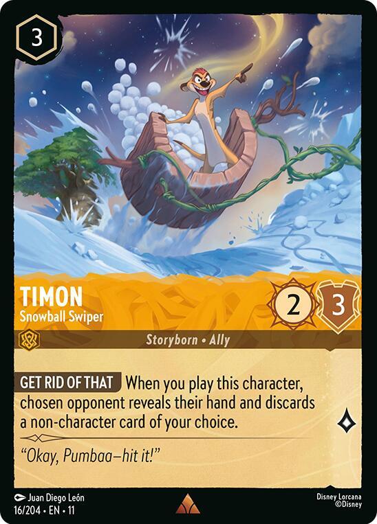 Timon Snowball Swiper (Winterspell)