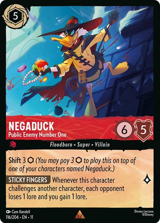 Negaduck, Public Enemy Number One 116/204 (Winterspell)