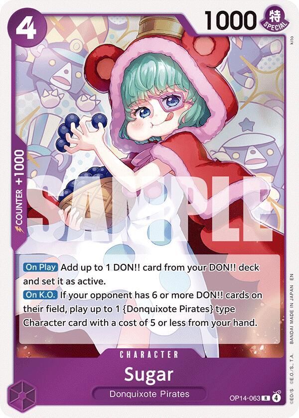 Sugar OP14-063 (The Azure Sea's Seven) - Foil