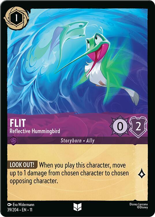 Flit Reflective Hummingbird (Winterspell) - Cold Foil