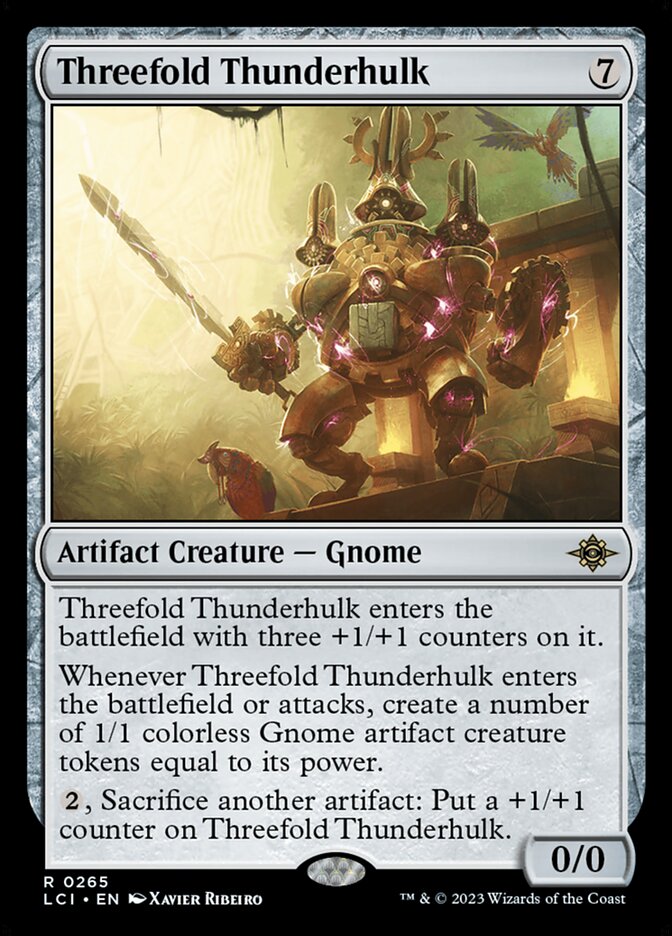 Threefold Thunderhulk 265 (The Lost Caverns of Ixalan)