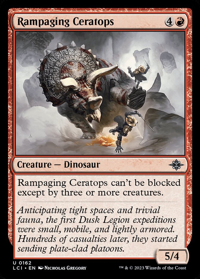 Rampaging Ceratops 162 (The Lost Caverns of Ixalan) - Foil