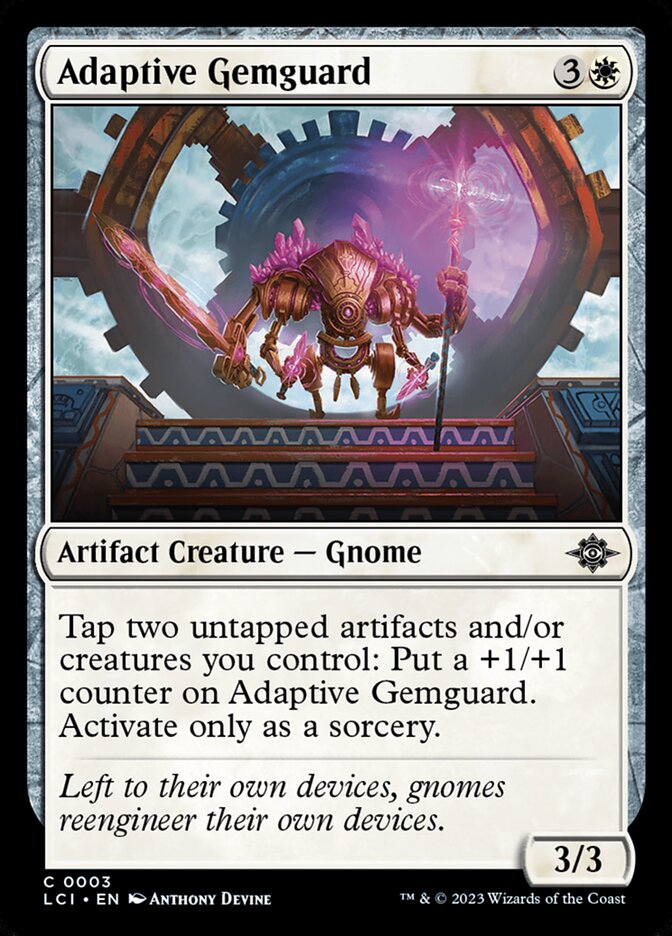 Adaptive Gemguard 3/291 (The Lost Caverns of Ixalan)