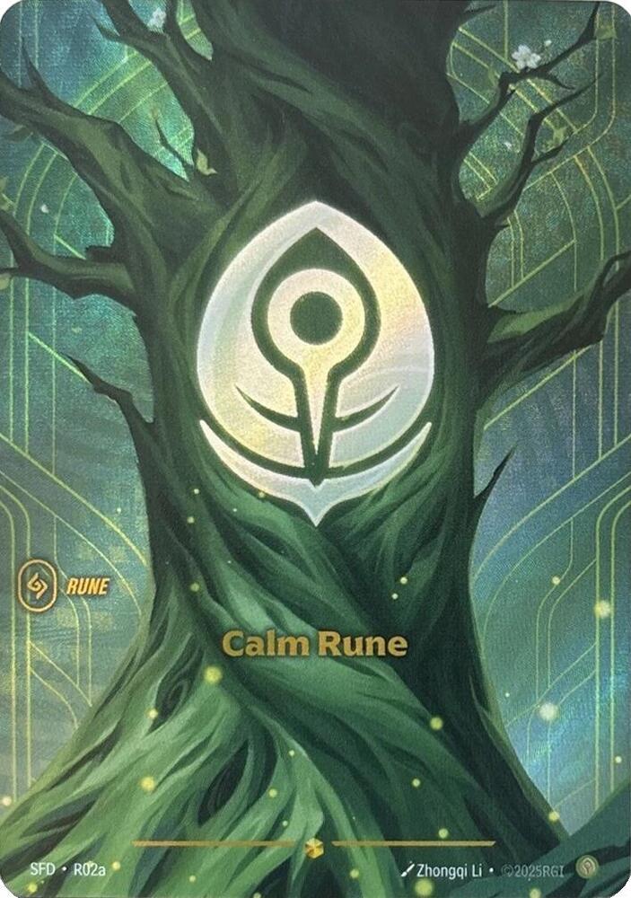 Calm Rune Alternate Art (Spiritforged) - Foil