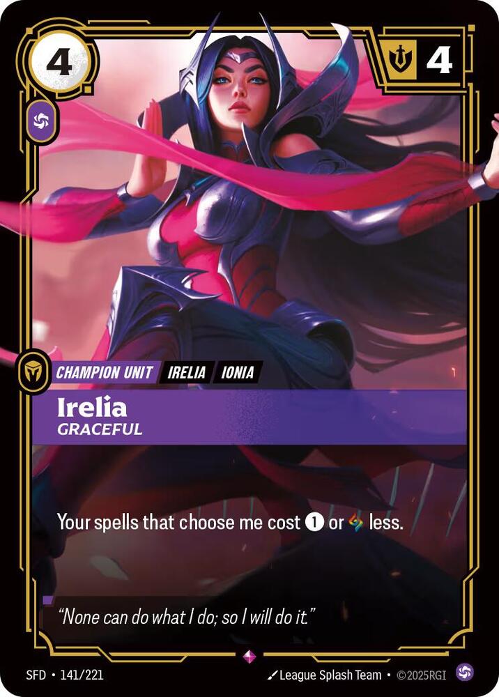 Irelia Graceful (Spiritforged) - Foil
