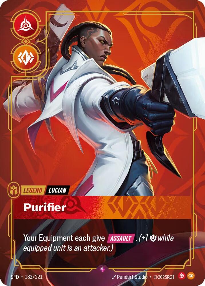 Lucian - Purifier 183/221 (Spiritforged) - Foil