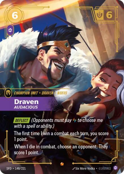 Draven - Audacious 148/221 (Spiritforged) - Foil