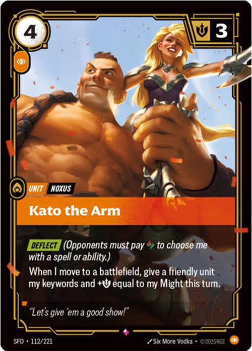 Kato the Arm 112/221 (Spiritforged) - Foil