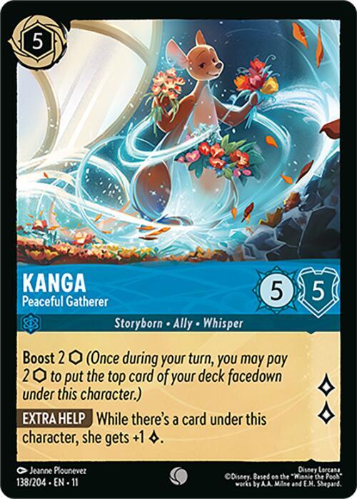 Kanga, Peaceful Gatherer 138/204 () - Cold Foil