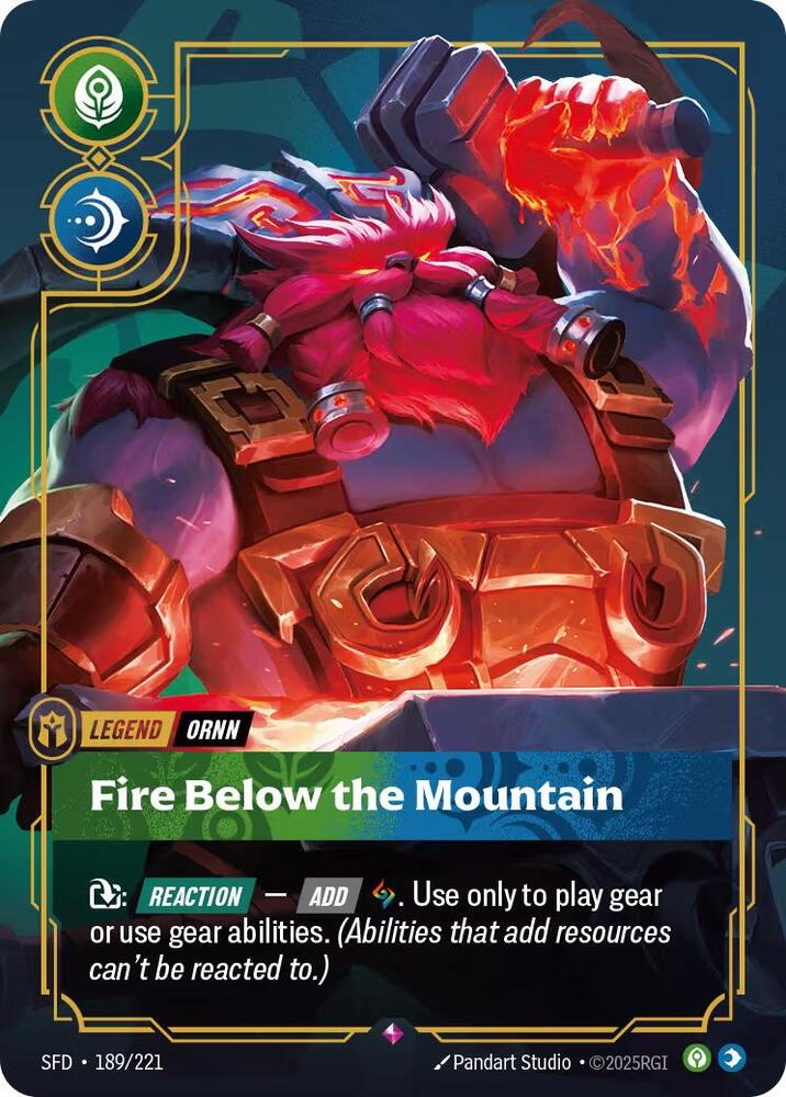 Ornn Fire Below the Mountain (Spiritforged) - Foil