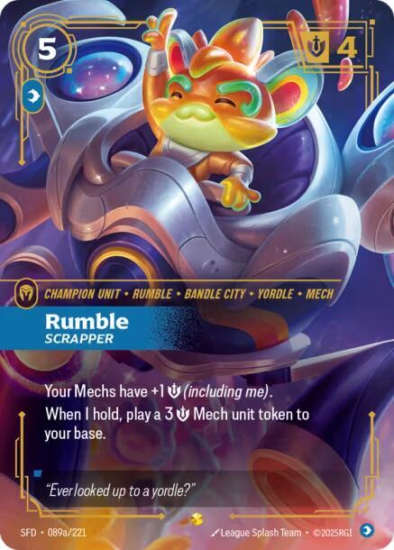 Rumble - Scrapper 89a/221 (Spiritforged) - Foil