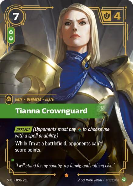 Tianna Crownguard 60/221 (Spiritforged) - Foil