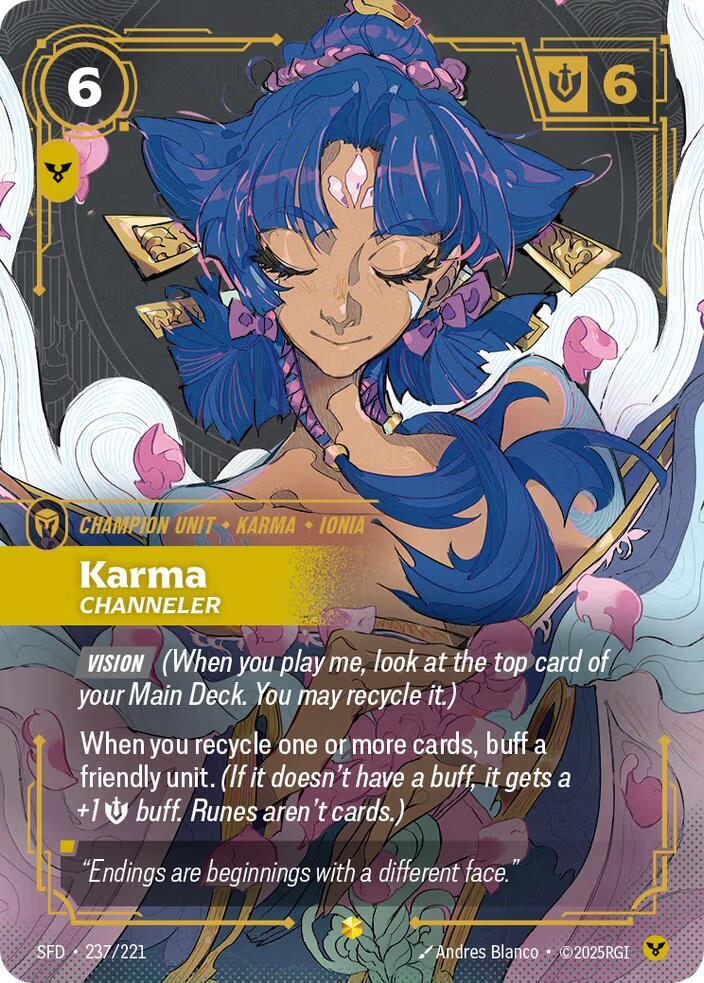 Karma - Channeler 237/221 (Spiritforged) - Foil