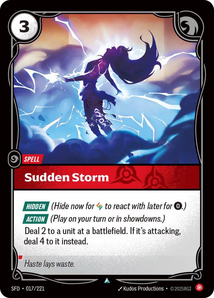 Sudden Storm (Spiritforged)
