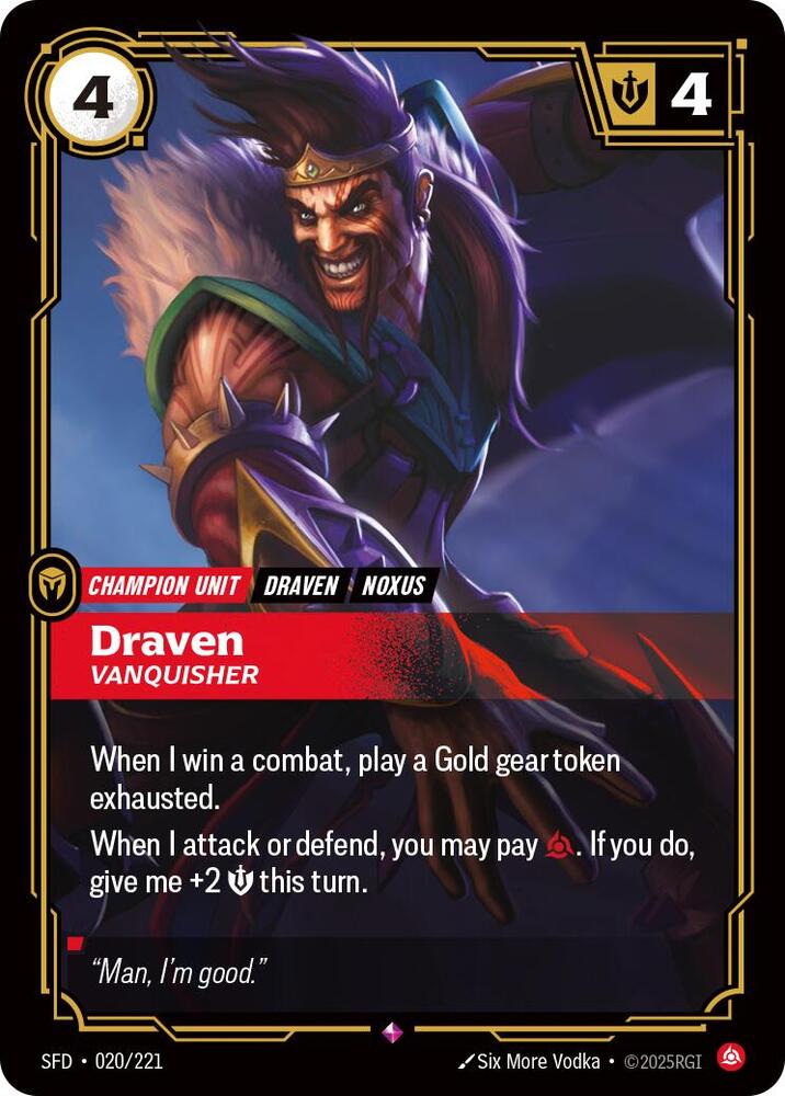 Draven Vanquisher (Spiritforged) - Foil
