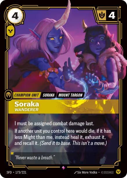 Soraka Wanderer (Spiritforged) - Foil