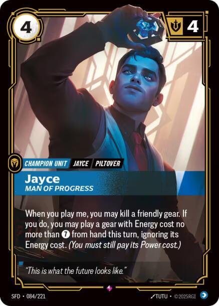 Jayce - Man of Progress 84/221 (Spiritforged) - Foil