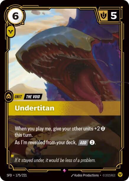 Undertitan 175/221 (Spiritforged) - Foil