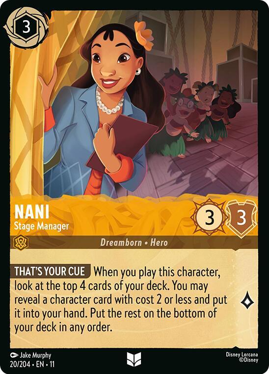 Nani, Stage Manager 20/204 (Winterspell)