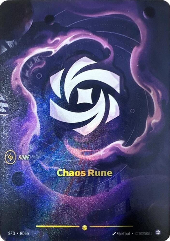 Chaos Rune Alternate Art (Spiritforged) - Foil