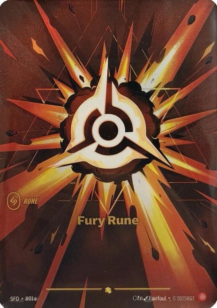 Fury Rune Alternate Art (Spiritforged) - Foil
