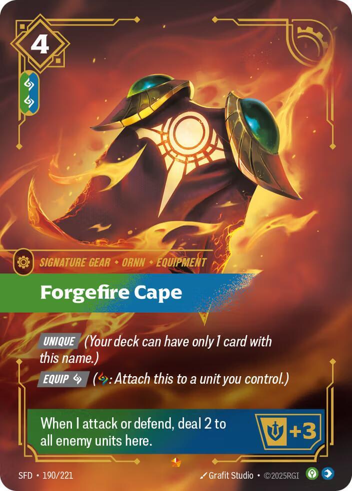 Forgefire Cape (Spiritforged) - Foil