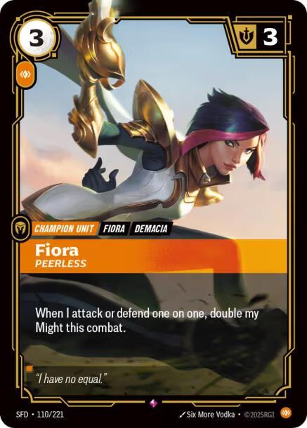Fiora Peerless (Spiritforged) - Foil