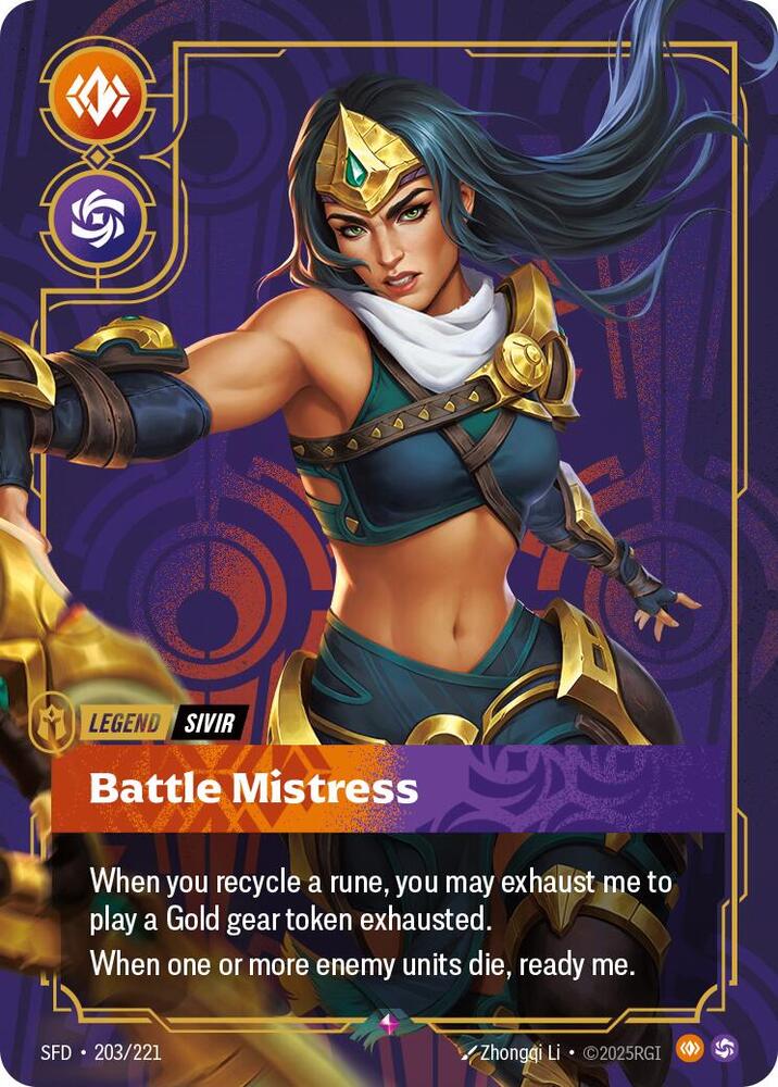 Sivir Battle Mistress (Spiritforged) - Foil