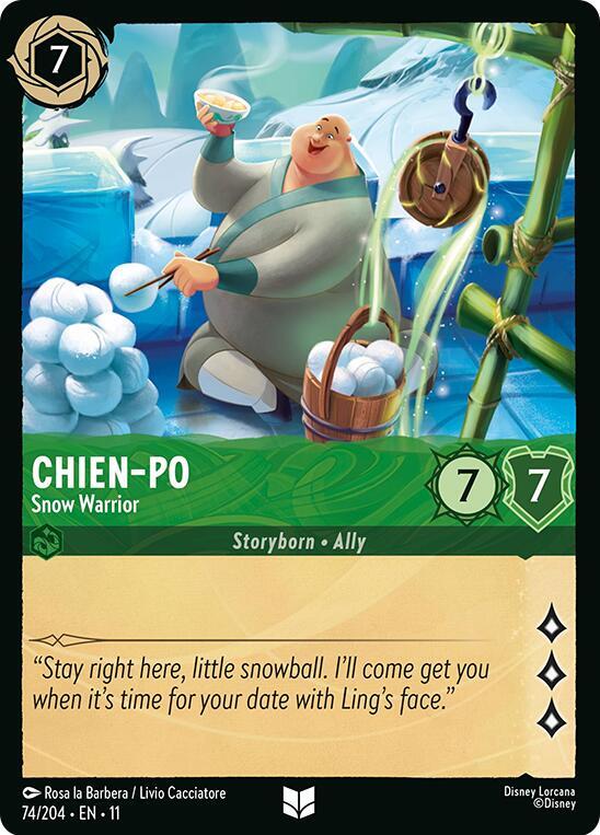 Chien Po Snow Warrior (Winterspell) - Cold Foil