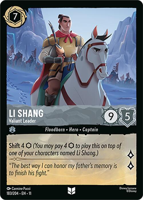 Li Shang Valiant Leader () - Cold Foil