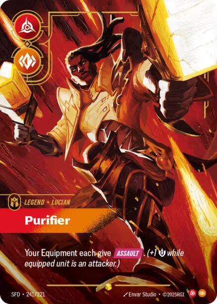 Lucian - Purifier 241/221 (Spiritforged) - Foil