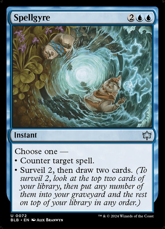 Spellgyre 72 (Bloomburrow) - Foil