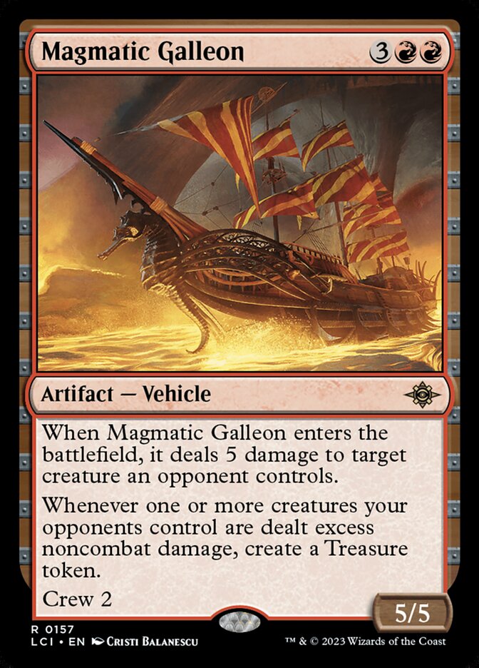 Magmatic Galleon 157/291 (The Lost Caverns of Ixalan)