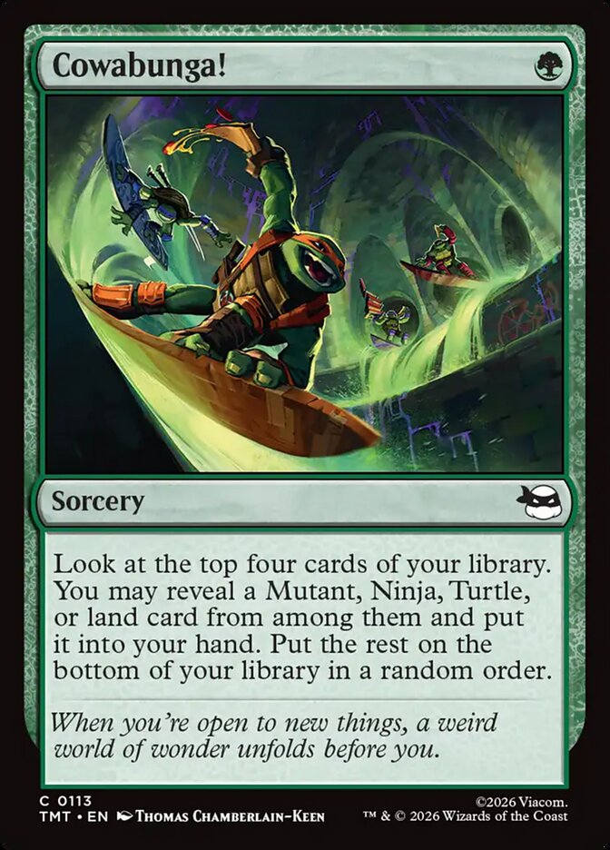 Cowabunga 113/190 (Teenage Mutant Ninja Turtles) - Foil