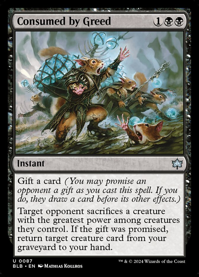 Consumed by Greed 87 (Bloomburrow) - Foil