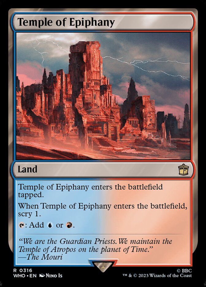 Temple of Epiphany 316/331 (Universes Beyond: Doctor Who) - Foil