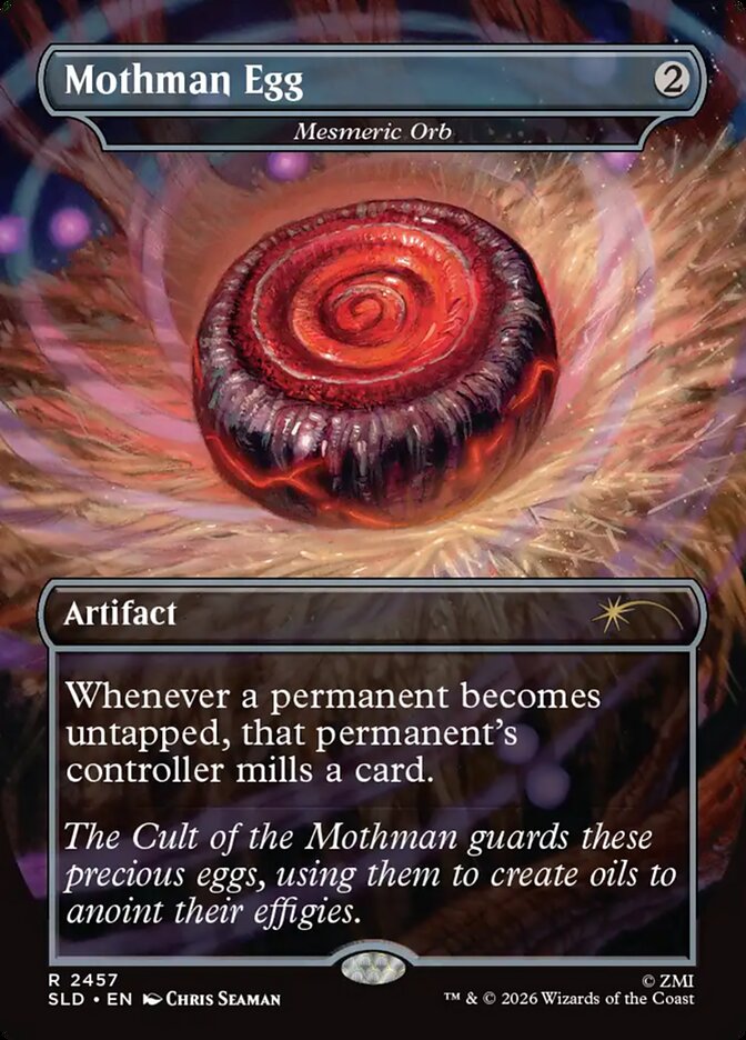 Mothman Egg // Mesmeric Orb 2457 (Secret Lair Drop Series) - Borderless Foil