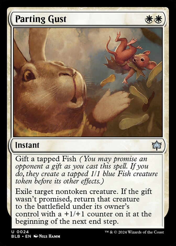 Parting Gust 24 (Bloomburrow) - Foil