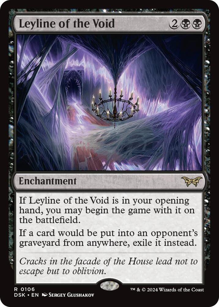Leyline of the Void 106 (Duskmourn: House of Horror) - Foil
