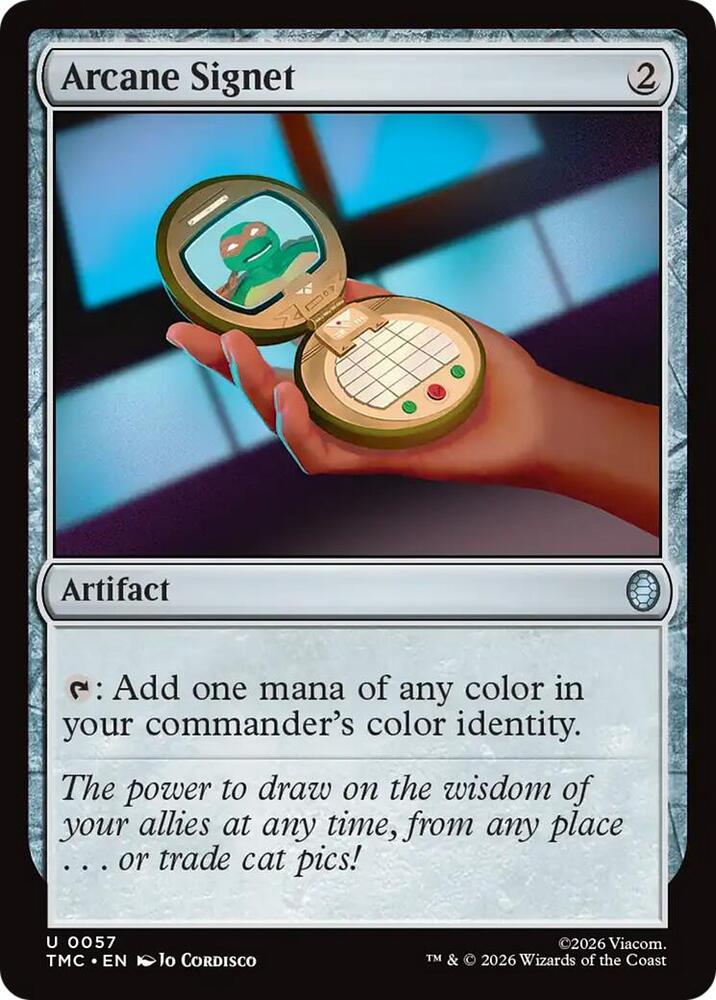 Arcane Signet (Commander: Teenage Mutant Ninja Turtles)