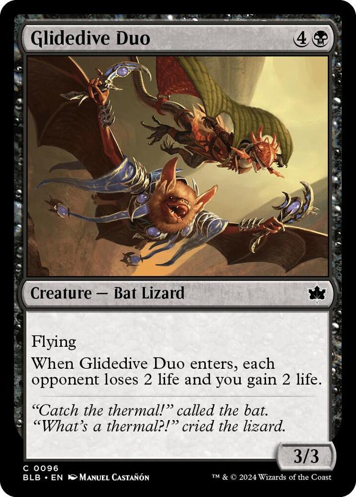 Glidedive Duo 96 (Bloomburrow) - Foil