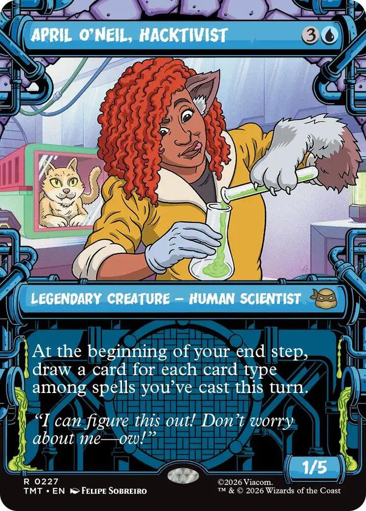 April O'Neil, Hacktivist 227/190 (Teenage Mutant Ninja Turtles) - Showcase
