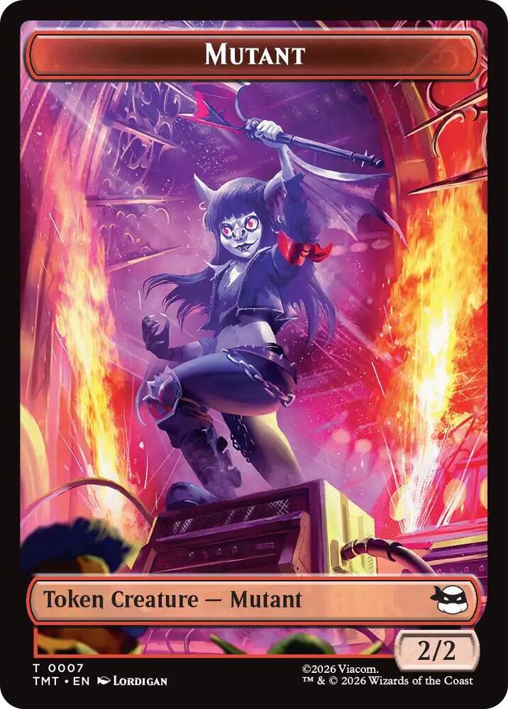 Mutant Mutagen Double Sided Token 7 // 9 (Teenage Mutant Ninja Turtles)