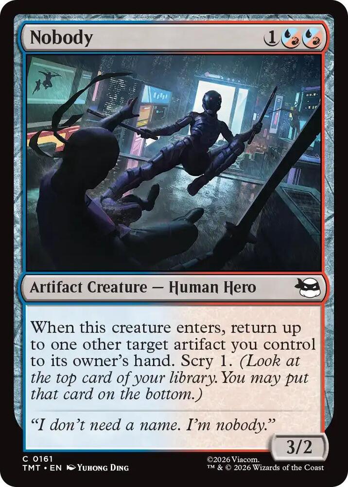 Nobody 161/190 (Teenage Mutant Ninja Turtles) - Foil