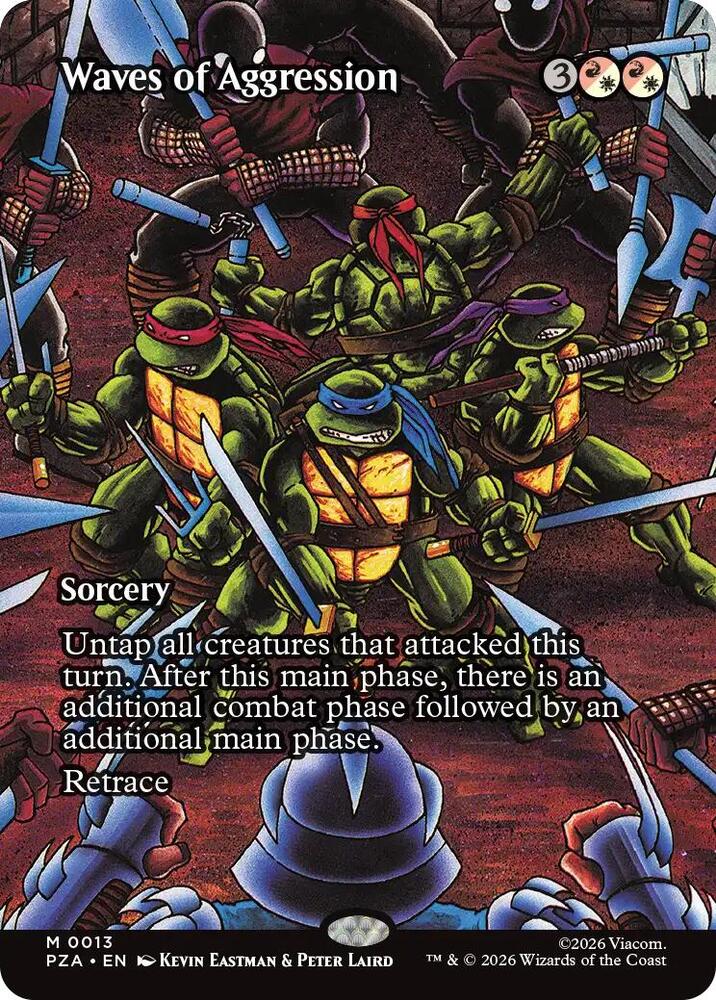 Waves of Aggression 13 (Teenage Mutant Ninja Turtles Source Material) - Borderless