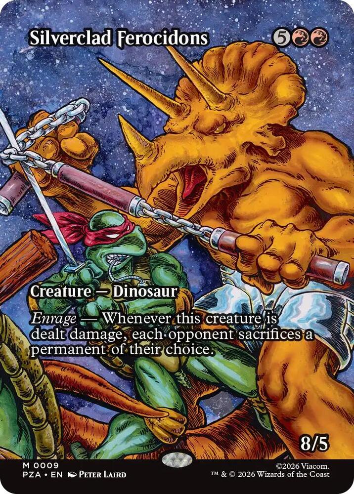 Silverclad Ferocidons 9/20 (Teenage Mutant Ninja Turtles Source Material) - Borderless