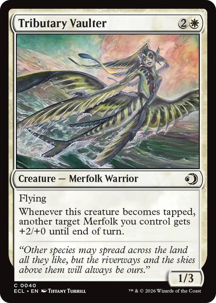 Tributary Vaulter 40/273 (Lorwyn Eclipsed) - Foil