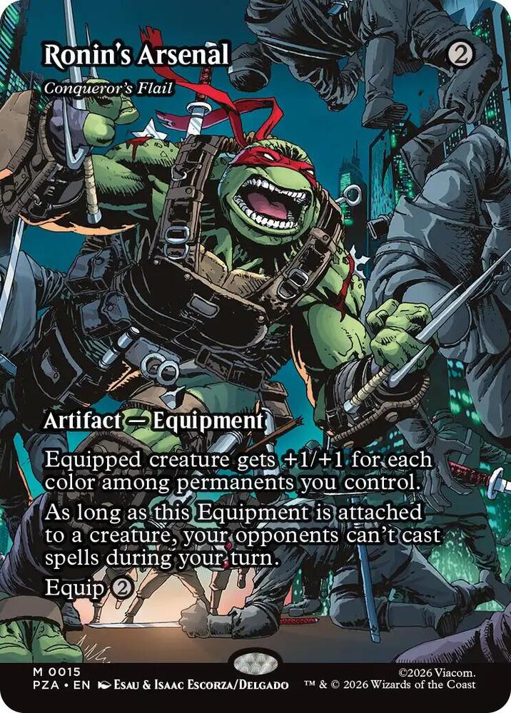 Ronin's Arsenal Conqueror's Flail 15 (Teenage Mutant Ninja Turtles Source Material) - Borderless