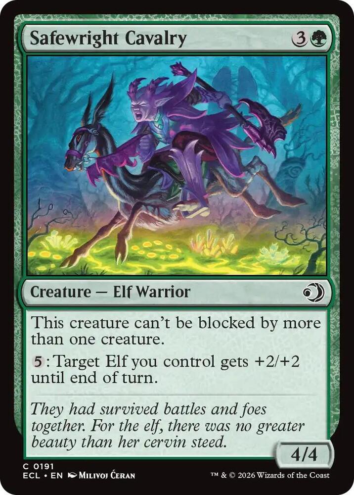 Safewright Cavalry 191/273 (Lorwyn Eclipsed) - Foil