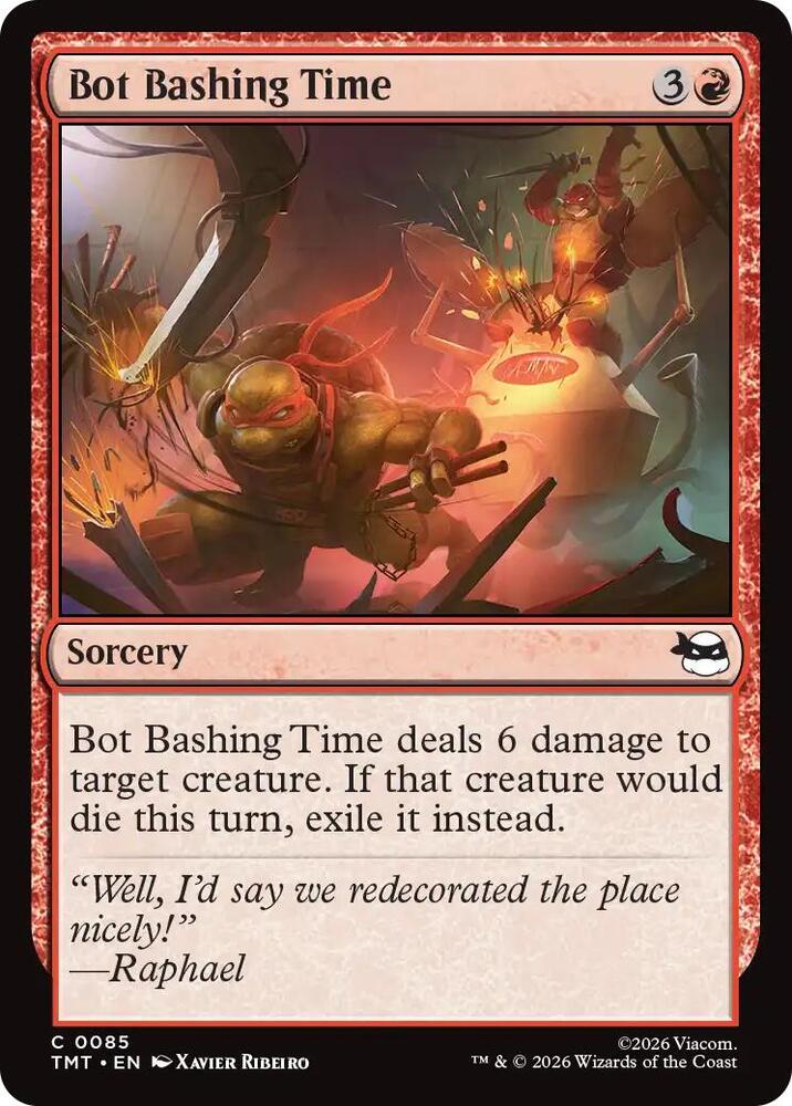 Bot Bashing Time 85 (Teenage Mutant Ninja Turtles) - Foil